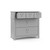 Graco Story 3 Drawer Customizable Classic Vertical Dresser Pebble Gray Finish