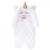Hudson Baby Infant Girl Car Seat Insert, Unicorn, One Size
