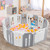 Costway 16 Panels Baby Safety Playpen Kids Safety Activity Play Center W/ Drawing Board