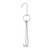 Whigetiy Stainless Steel Double Meat Hooks Roast Duck Beef Goose Turkey Bacon Shop Hanging Clasp Bbq Grill Hanger Cooking Tools