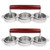 2x Mini Hamburger Presses Nonstick 3 Slot Small Burger Patties Press Triple Beef Burger Maker Mold Machine Meat Kitchen