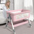 Baby Bassinet, Portable Bassinet Crib, Bedside Sleeper Baby Bed For Newborns Girl Boy Infant With Storage Bag
