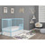 Dream On Me Synergy 5-in-1 Convertible Crib Aqua Sky