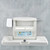 Wall-mounted Diaper Changing Stations, Fold Down Changing Tables For Public Restrooms, And Baby Changing Stations With Storage Box, Adjustable Safety Strap, And Horizontal Design