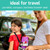 Mifold Comfort Grab-and-go Portable Backless Car Booster Seat, Ocean Blue