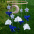 Megawheels Baby Crib Mobile Spaceships Stars Clouds Moon 100% Felt Nursery Decor
