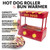 Nostalgia Nhdr8ry Hot Dog Roller And Bun Warmer, 8 Hot Dog And 6 Bun Capacity