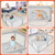 Costway Baby Playpen Infant Large Safety Play Center Yard W/ 50 Ocean Balls Grey