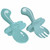 First Self Feed Baby Utensils – Anti-choke, Bpa-free Baby Spoon And Fork Toddler Utensils Set By Da Boom,2pcs