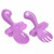 First Self Feed Baby Utensils – Anti-choke, Bpa-free Baby Spoon And Fork Toddler Utensils Set By Da Boom,2pcs
