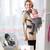 Convertible Ergonomic Baby Carrier With Kangaroo Bag, Gray