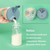 2pcs Baby Milk Powder Dispenser Portable Food Storage