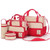 Tancuzo Diaper Bag Tote Set Baby Bags For Mom,red