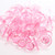 Mini Plastic Pacifier Baby Shower Favor Charms, 1 In, Pink, 18ct