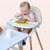 Huoge Baby High Chair Folding Adjustable Highchair With Removable Tray