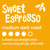 Ethical Bean Sweet Espresso Medium Dark Roast Fairtrade Organic Whole Bean Coffee, 12 Oz Bag