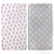 Baby Essential Standard Microfiber Fitted 2 Pack, 28x52 Crib Sheets For Baby Girl, Baby Boy, And Neutral - Elephants & Hearts