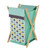 Bacati - Elephants Nursery Storage Items, Mint/yellow/grey
