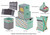 Bacati - Elephants Nursery Storage Items, Mint/yellow/grey