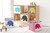 Bacati - Elephants Nursery Storage Items, Mint/yellow/grey