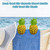 Pineapple Clip, 1-pack, 2 Count Beach Towel Clips Jumbo Size For Beach Chair, Cruise Beach Patio, Pool Accessories, Household Close Snacks Clip, Baby Stroller