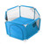 Portable Baby Playpen 6-panel Play Yard Interactive Baby Playinghouse Kids Safety Fence Ocean Ball Pit Pool For Baby Indoors Outdoors Playing,blue