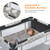 Gymax Portable Baby Playard Playpen Nursery Center W/ Mattress Foldable Design Grey