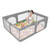 71"x 59" Baby Playpen Kids Activity Center Safety Gate