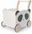 Mzdxj Panda Wooden Baby Push Walker - 2-in-1 Toddler Push & Pull Toys Learning Walker Stroller Walker With Wheels For Baby Girls Boys 1-3 Years Old