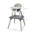 Lovin&hugin Baby High Chair, 4 In 1 Convertible High Chairs Booster Seat Table And Chair Set, Baby Feeding Highchairs For Babies And Toddler , Removable Tray & Pu Cushion, Grey