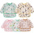 5 Pcs Long Sleeved Baby Toddler Bibs Waterproof Sleeved Bib 6-24 Months