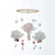 Baby Crib Mobile Wooden Wind Chime Bed Bell,nursery Mobile Crib Bed Bell Baby Bedroom Ceiling Clouds Wind Chime Hanging Decor