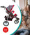 Jogging Stroller Eva Wheel 12 X 3 Inch Swivel Front With A Window At Canopy