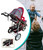 Jogging Stroller Eva Wheel 12 X 3 Inch Swivel Front With A Window At Canopy