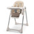Gymax Baby High Chair Folding Baby Dining Chair W/ Adjustable Height & Footrest Beige