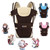 Adjustable 4-positions, 360° Ergonomic Newborn Infant Baby & Child Toddler Front And Back Carrier Backpack Wrap Rider Sling, Soft & Breathable Cotton All Season
