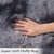 Glowsol Fluffy Area Rug 2x3 Feet Dark Gray Plush Shag Rugs For Bedroom Nursery Room Soft Shaggy Rug Anti-slip Kids Playroom Fuzzy Floor Carpet