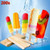 Personalrea 200pcs Wooden Ice Cream Sticks Treat Sticks Freezer Pop Sticks Wooden Sticks For Ice Cream Bars 65/93/114/140/150mm