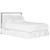 Dream On Me Carter 5 In 1 Full Size Convertible Crib In Grey And White