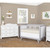 Dream On Me Carter 5 In 1 Full Size Convertible Crib In Grey And White