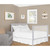 Dream On Me Carter 5 In 1 Full Size Convertible Crib In Grey And White