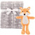 Hudson Baby Infant Boy Plush Blanket With Toy, Fox, One Size