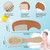 2pcs Baby Hair Brush Comb Set Hairbrush Kit Infant Comb Soft Wool Hair Wooden Handle Scalp Massage