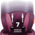 Diono Everett Nxt Latch Slim Fit Lightweight Booster Car Seat, Plum