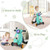 2 In 1 Baby Sit To Stand Learning Walker With Lights And Sounds-green
