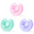 Akoada Baby Pacifier Soft Silicone Sleep Pacifier Natural Sucking 3 Pack