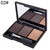 Kinzd 3 Colors Eyebrow Powder With Brush Mirror Long Lasting Sweat-proof Cosmetic