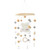 Hanging Baby Mobile Rattle Photography Props Crib Accessories Bed Bell Baby Crib Mobile Bed Nursery Bedroom Baby Mobile For Cots - White