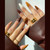 Fofosbeauty 24 Pcs Almond Fake Nails Tips, Medium Press On French Nails, Coffee Everyday Winter