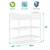 Emily Changing Table In White, Comes With 1" Changing Pad, Features Two Shelves, Portable Changing Station, Made Of Sustainable New Zealand Pinewood